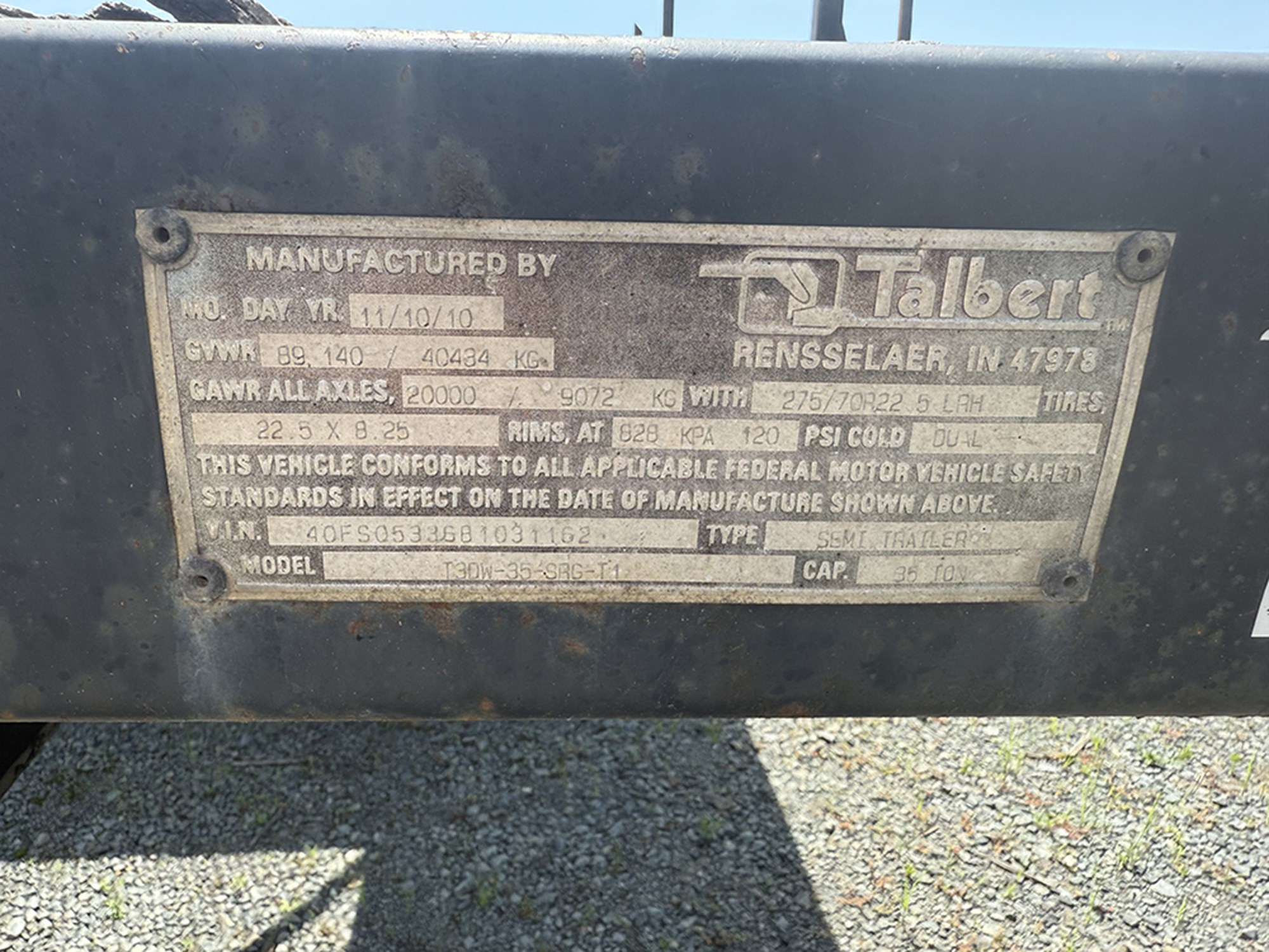 2011 Talbert TALBERT - image 6 of 6