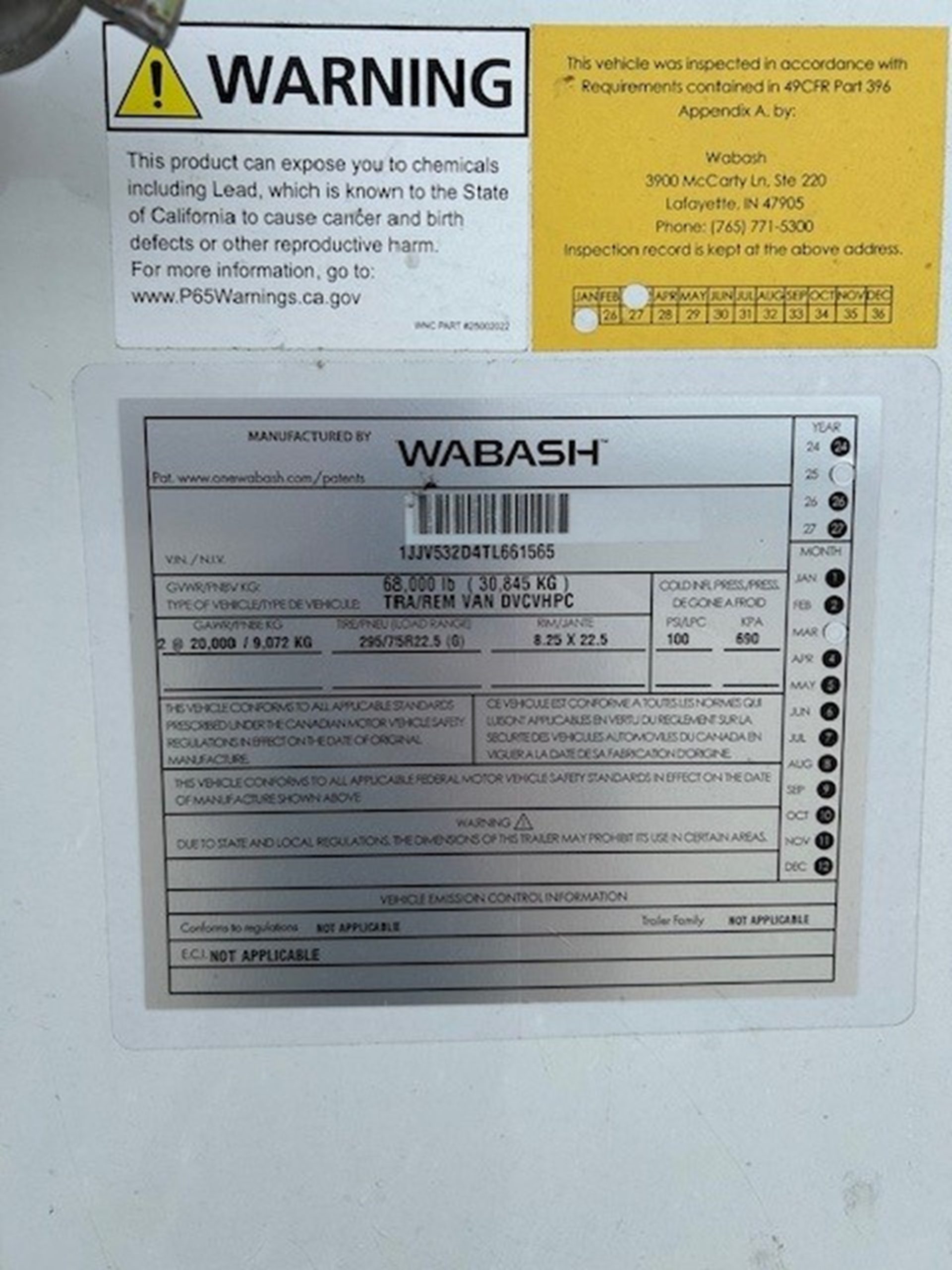 2026 Wabash Vans Dry Van Durapla - image 1 of 6
