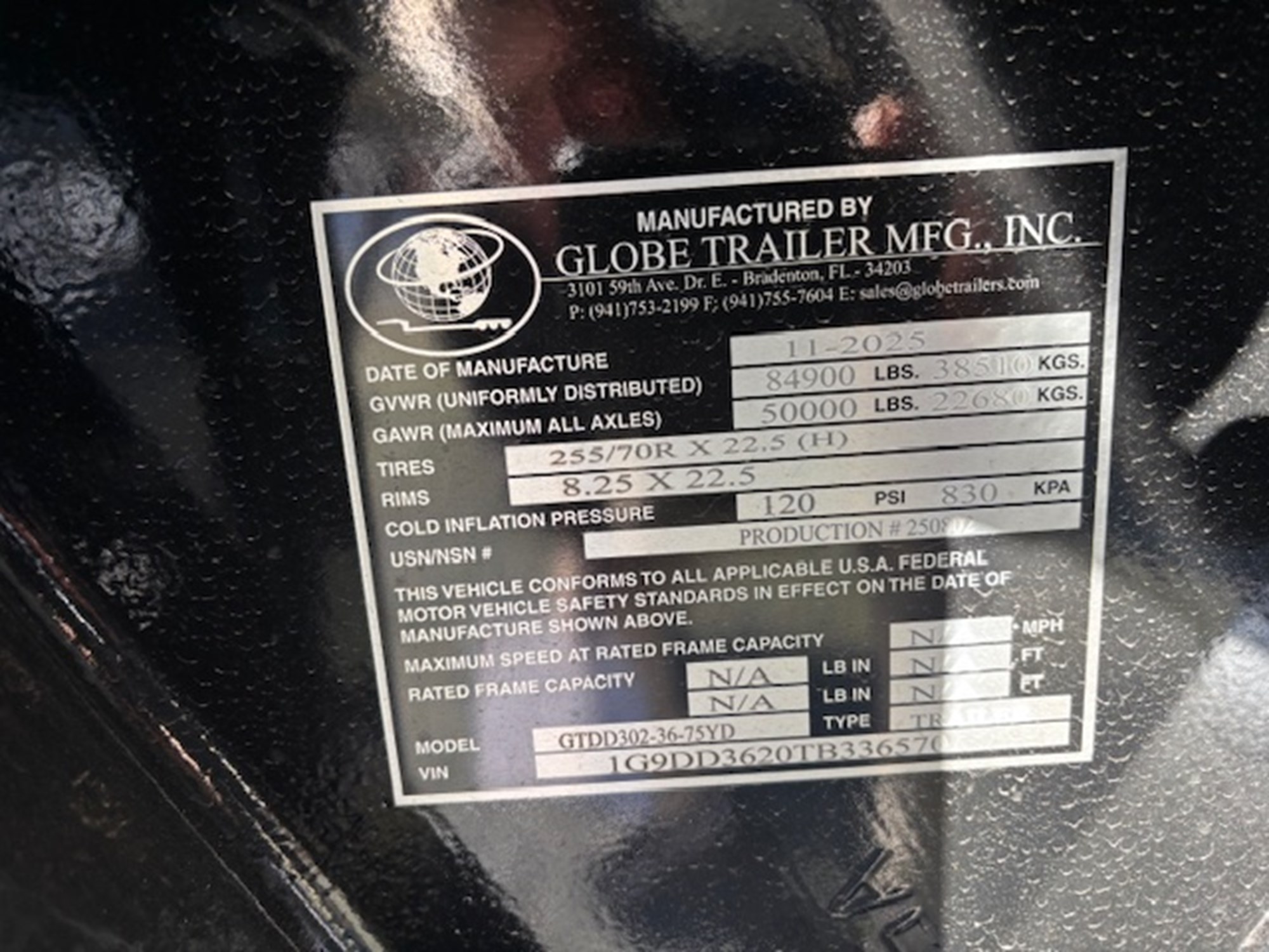 2026 Globe Trailer M GTDD302-36-75YD 1768600538291 2026 Globe Trailer M GTDD302-36-75YD 1768600538291