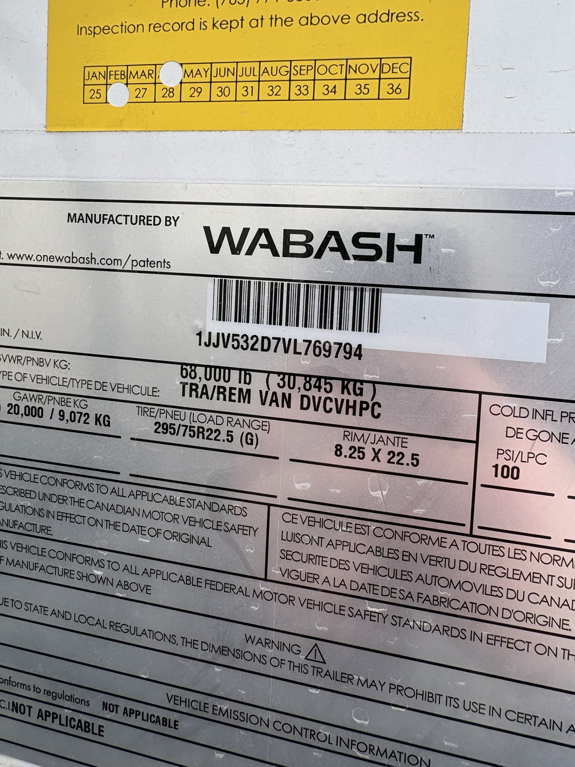 2027 Wabash Vans Dry Van Durapla 2027 Wabash Vans Dry Van Durapla - image 4 of 4