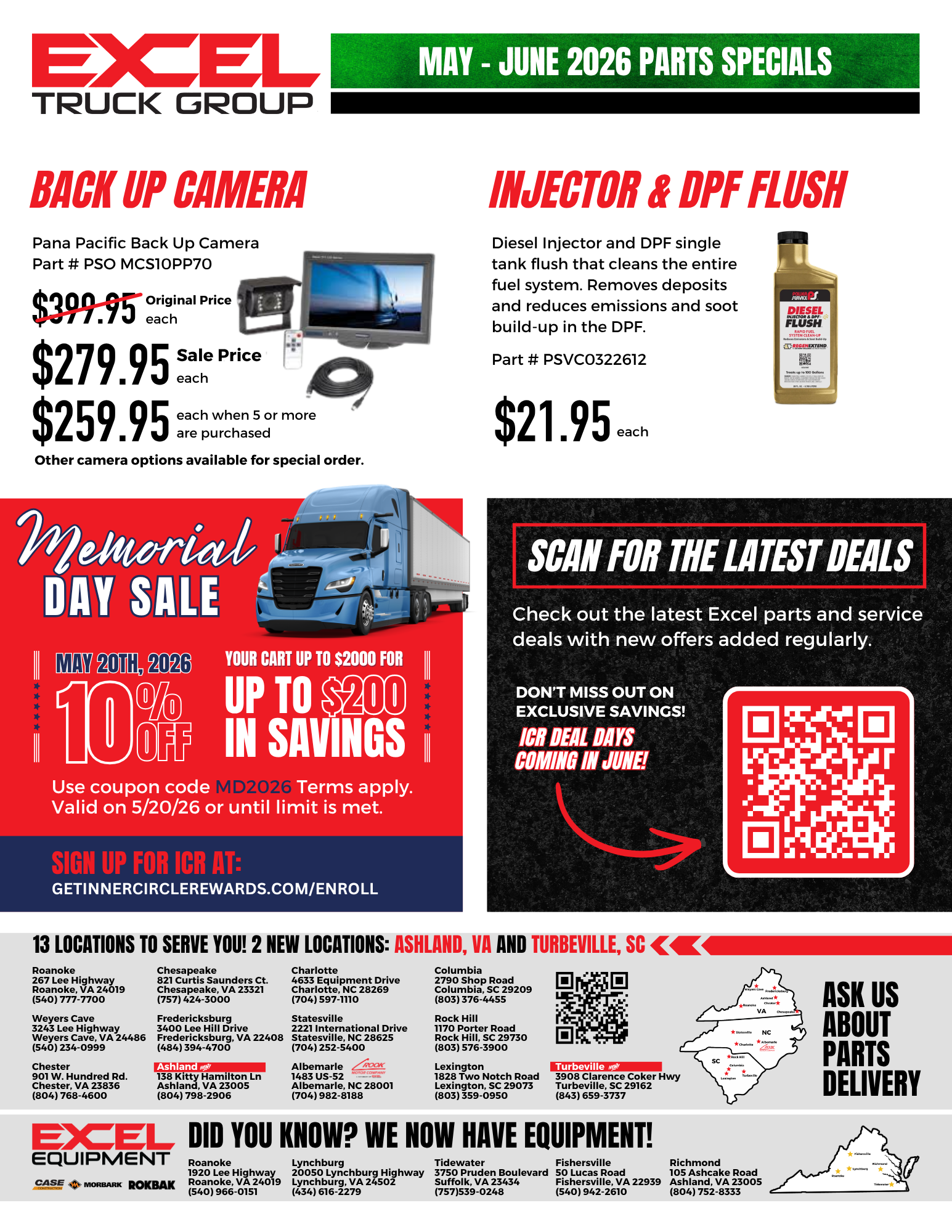 View our May-June truck parts specials running until June 30th, 2026.