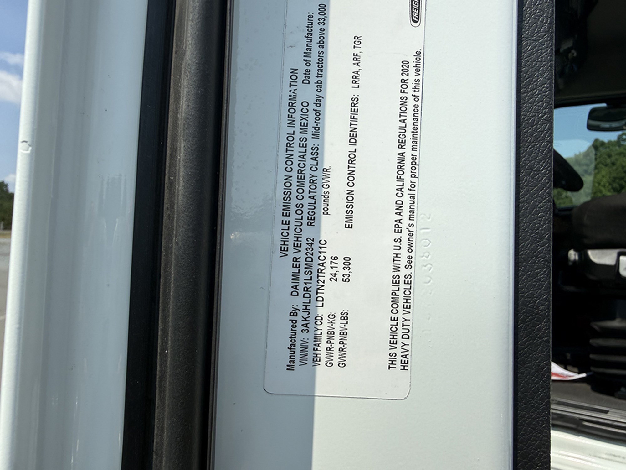 2020 Freightliner Cascadia 126 1785341131164 2020 Freightliner Cascadia 126 1785341131164